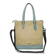 Coach Pre-owned Pre-owned Canvas totevskor Beige, Dam