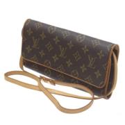 Louis Vuitton Vintage Pre-owned Tyg louis-vuitton-vskor Brown, Dam