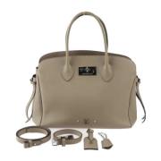 Louis Vuitton Vintage Pre-owned Tyg louis-vuitton-vskor Beige, Dam