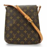 Louis Vuitton Vintage Pre-owned Plast axelremsvskor Brown, Dam