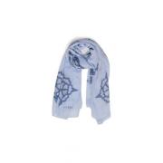 Guess Peony Pashmina Höst/Vinter Kollektion Blue, Dam