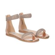 Steve Madden Eleganta Platta Sandaler för Kvinnor Pink, Dam