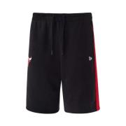 New Era Mesh Panel NBA Shorts Black, Herr