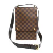 Louis Vuitton Vintage Pre-owned Tyg louis-vuitton-vskor Brown, Dam