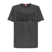 Diesel T-shirt `T-Rawjust` Gray, Herr