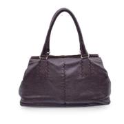 Bottega Veneta Vintage Pre-owned Laeder handvskor Brown, Dam