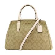 Coach Pre-owned Pre-owned Plast handvskor Beige, Dam