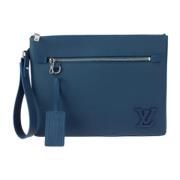 Louis Vuitton Vintage Pre-owned Tyg louis-vuitton-vskor Blue, Dam