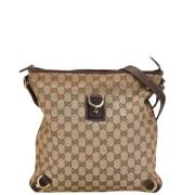 Gucci Vintage Pre-owned Canvas gucci-vskor Beige, Dam