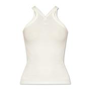 Courrèges Top Criss Cross White, Dam