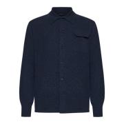 Roberto Collina Denim Skjortor Kollektion Blue, Herr