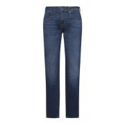 7 For All Mankind Slim Fit Jeans Blue, Herr