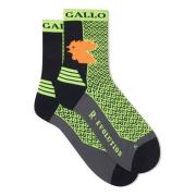 Gallo Neon Gula Triangel Korta Strumpor Multicolor, Dam