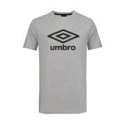 Umbro Sportswear Bomull Big Logo T-shirt Gray, Herr