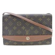 Louis Vuitton Vintage Pre-owned Tyg louis-vuitton-vskor Brown, Dam