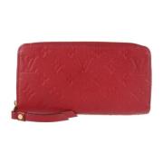 Louis Vuitton Vintage Pre-owned Laeder plnbcker Red, Dam