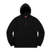 Supreme Svart Micro Logo Hoodie Begränsad Upplaga Black, Herr