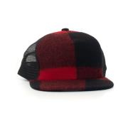 Woolrich Röd Buffalo Ull Basketbollkeps Red, Dam