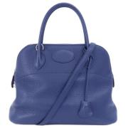 Hermès Vintage Pre-owned Tyg handvskor Blue, Dam