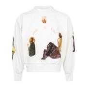 Yeezy Begränsad upplaga Jesus Is King Crewneck White, Herr