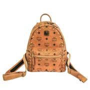 MCM Pre-owned Pre-owned Tyg ryggsckar Brown, Dam