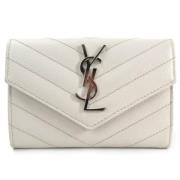 Yves Saint Laurent Vintage Pre-owned Laeder plnbcker White, Dam