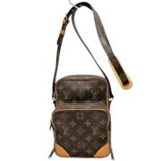 Louis Vuitton Vintage Pre-owned Plast axelremsvskor Brown, Dam