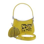 Louis Vuitton Vintage Pre-owned Tyg louis-vuitton-vskor Yellow, Dam