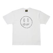 Drew House Sketch Mascot Vit Bomull Tee White, Herr