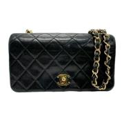 Chanel Vintage Pre-owned Laeder chanel-vskor Black, Dam