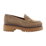 Ctwlk. Klassiska Mocassin Skor Brown, Dam