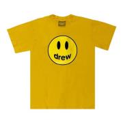 Drew House Guld Maskot T-shirt Limited Edition Yellow, Herr