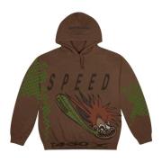 Travis Scott Begränsad upplaga Speed Hoodie Brun Brown, Herr