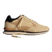 Hoff Stiliga Lädersneakers med Memory Foam Beige, Dam