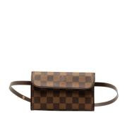 Louis Vuitton Vintage Pre-owned Tyg louis-vuitton-vskor Brown, Dam