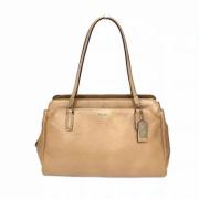 Coach Pre-owned Pre-owned Tyg totevskor Beige, Dam