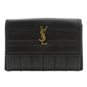 Yves Saint Laurent Vintage Pre-owned Laeder plnbcker Black, Dam