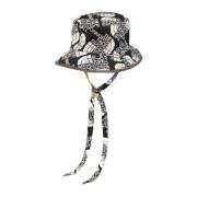 Gucci Begränsad upplaga Self Tie Nylon Hat Multicolor, Unisex