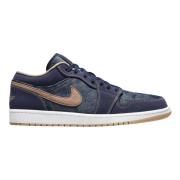 Nike Begränsad upplaga Denim Air Jordan 1 Low SE Blue, Herr