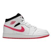 Nike Begränsad upplaga Air Jordan 1 Mid White, Dam