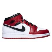 Nike Begränsad upplaga Air Jordan 1 Mid Chicago White Multicolor, Herr