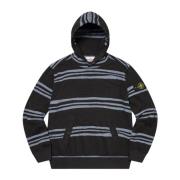 Stone Island Begränsad upplaga Warp Stripe Hoodie Svart Black, Herr