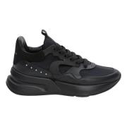 Alexander McQueen Begränsad Upplaga Svart Silver Runner Black, Herr