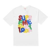 Supreme Begränsad Upplaga Ballonger Tee Vit White, Herr