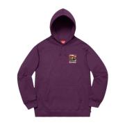 Supreme Begränsad upplaga huvtröja aubergine Purple, Herr