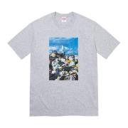 Supreme Klassisk Trash Tee Heather Grey Limited Edition Gray, Herr