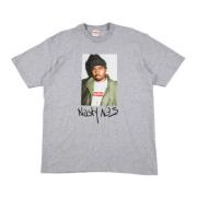 Supreme Begränsad upplaga Nasty Nas grå T-shirt Gray, Herr