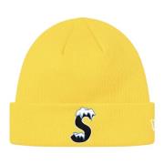 Supreme Begränsad upplaga Beanie New Era S Logo Yellow, Unisex