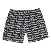 Supreme Signature Script Logo Water Short Black Multicolor, Herr