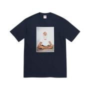 Supreme Begränsad upplaga Rick Rubin Tee Navy Blue, Herr